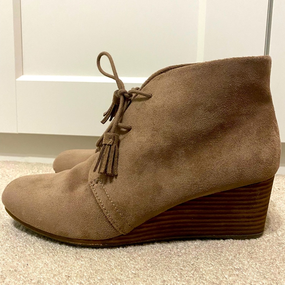 Dr Scholl’s Moccasin Style Laceup Boots Sz 10